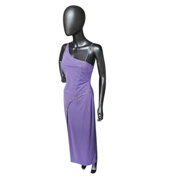 Lavender Stretch Jersey Asymmetrical - Niki Livas - Picture 2 of 11